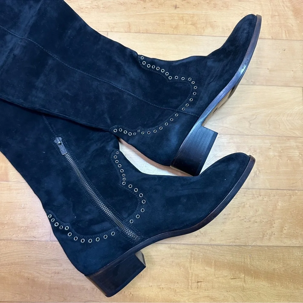 NWOT Frye Suede Boots Black - Picture 9 of 16